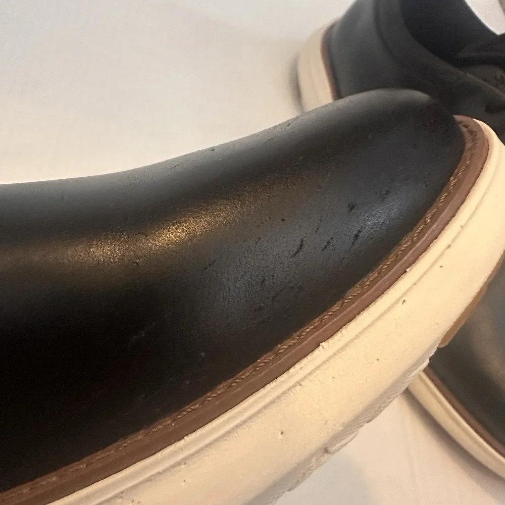 Cole Haan Men's Leather Grand Remix Oxfords Black 9.5 M New Without Box